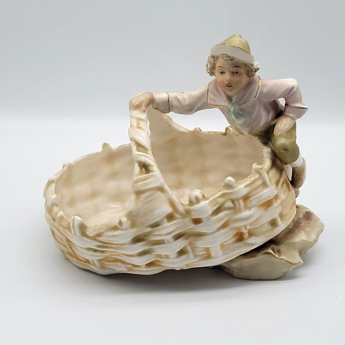 Royal dux figure boy with - dux,