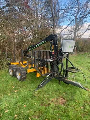 Ftg timber trailer - timber, crane