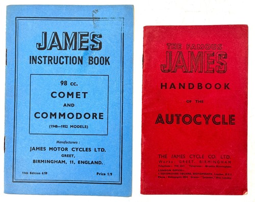 James motorcycle instruction - motorcycle,