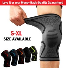 Knee Support Compression NHS Sleeve Brace Patella Arthritis Pain Relief Gym Pain