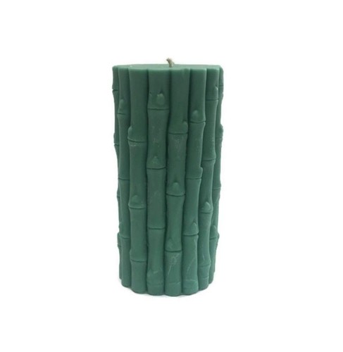 Pillar candles bamboo - bamboo, candle