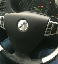 Hirsch Logo SAAB Deer 9-3 2004-2011 Chrome Steering Wheel Badge Emblem 3-D decal