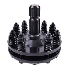 Slip Clutch PTO Slip Clutch 1 3/8” 6 Spline Ends PTO Clutch Black for Tractor