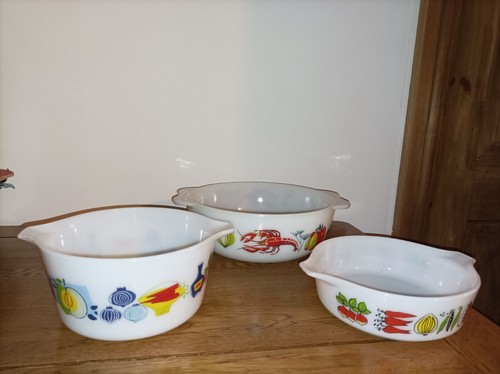 Set vintage pyrex jaj junior - set, 3