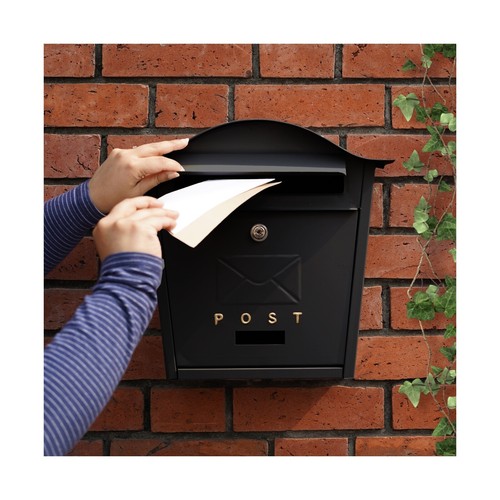 Post box wall mounted - post,