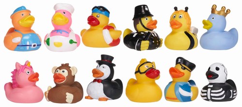 New rubber duck in - rubber,