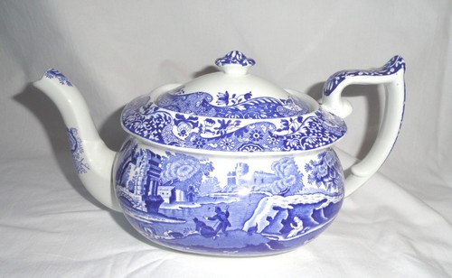 Lovely blue white spode - white,