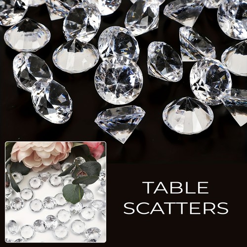 Clear gems wedding decoration - clear,