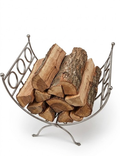 Firewood log rack - log, metal