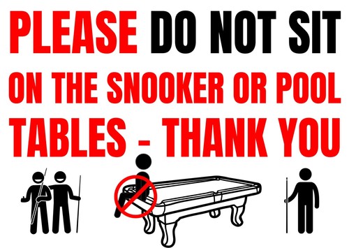 Not sit pool or - sit, snooker