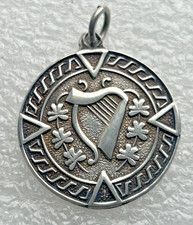Dublin Irish Silver Medal Fob