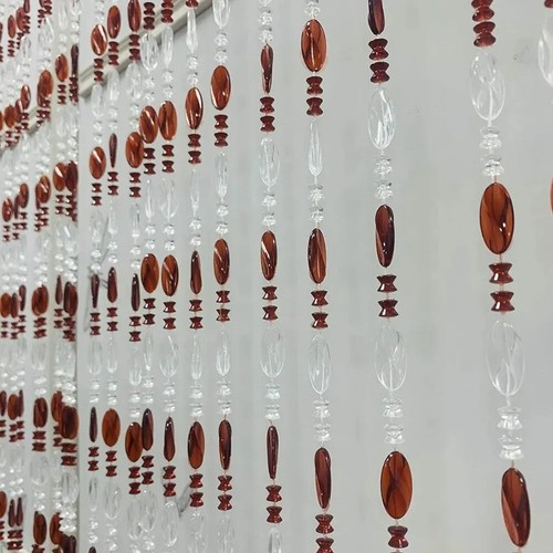 Acrylic beaded door - beaded, curtain