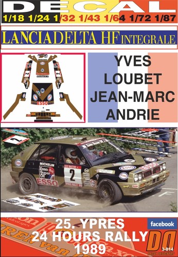 Decal lancia delta - lancia, integrale