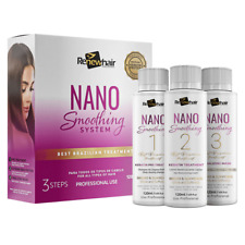 RENEWHAIR Brazilian Nano Smoothing Keratin Hair Treatment Kit 120ml x 3