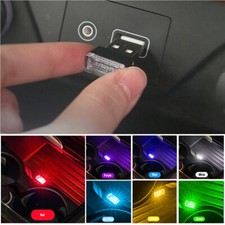 1x USB LED Car SUV Interior