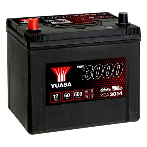 Yuasa car battery - car, 12v