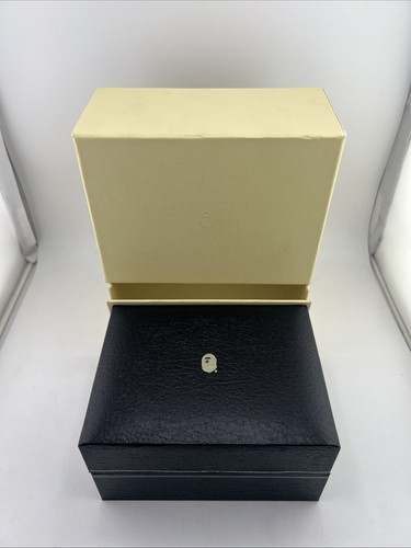 Bape black watch box - bape,