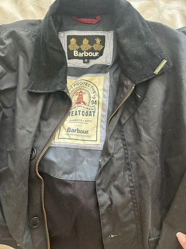Men barbour wax coat size - men’s,