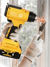 For Dewalt XR DCB 18V Battery Hot Air Gun Cordless Electric Heat Gun w/4 Nozzle