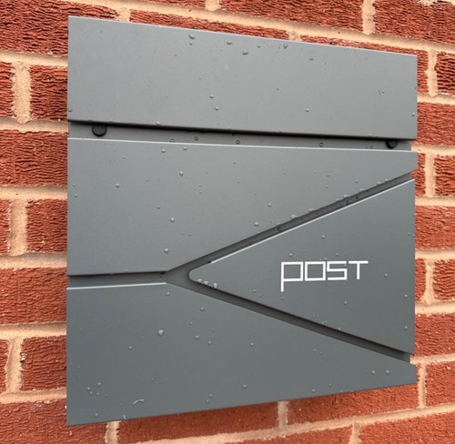 Wall mounted post box - wall,
