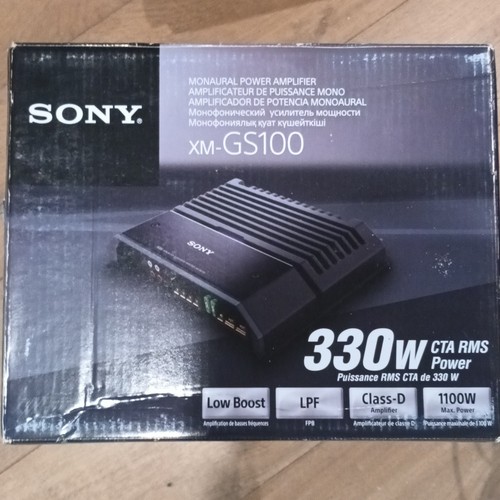 Sony gs100 mono subwoofer - mono,
