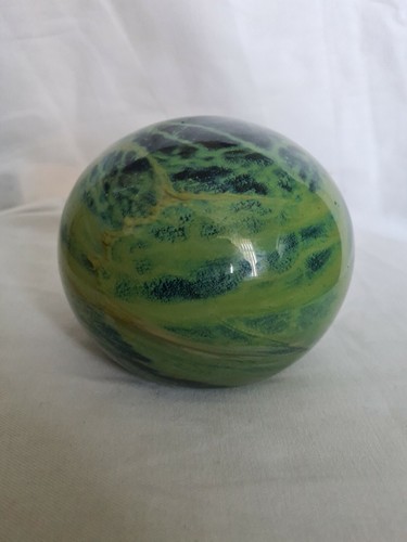 Very large heavy signed mdina - heavy,