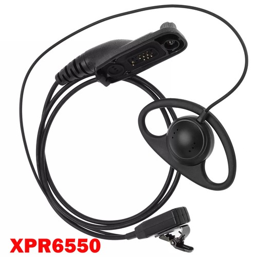 Shape earpiece with mic - d-shape,