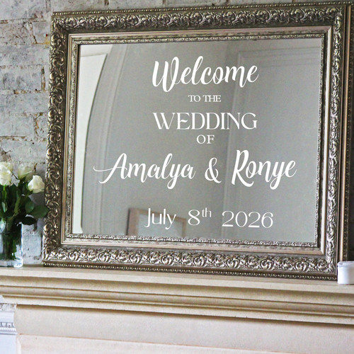Personalised welcome the - welcome, to