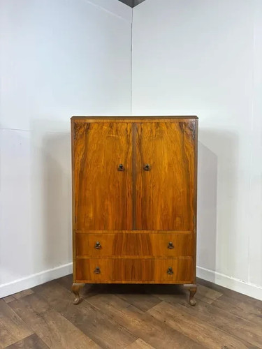 Vintage walnut veneered - walnut,