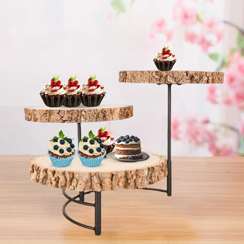 Wooden cake stand - 3, tier