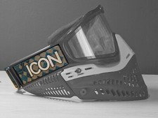 ICON Paintball Goggle Strap Tan / Teal - to fit JT Proflex 