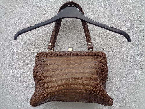 True vintage crocodile skin