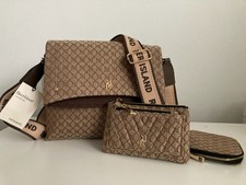 River Island Brown monogram