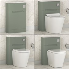 Venice 550mm Green BTW WC Unit