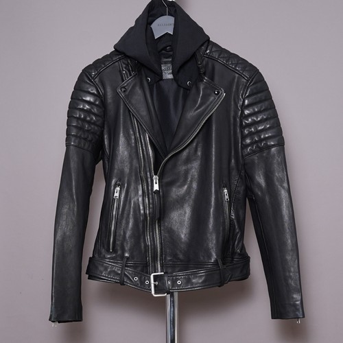 All saints leather jacket mens - saints,