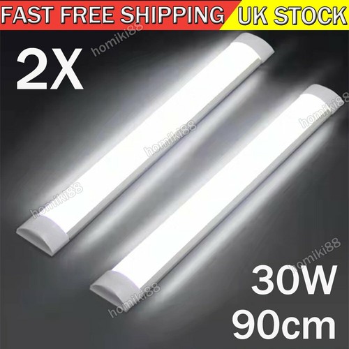 3ft 900mm led batten light - 2x,