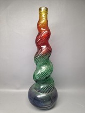 vintage spiral glass genie
