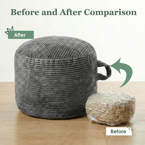 Round pouf ottoman floor - pouf,