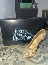 Just The Right Shoe “leopard Stiletto” Shoe Ornament
