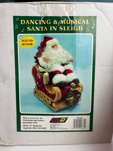 Musical santa sleigh - musical,