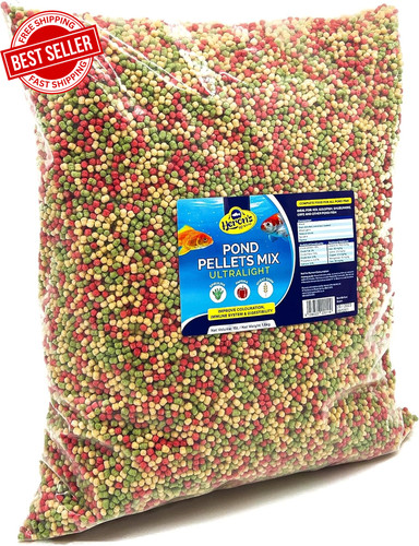 Pond fish food - pond,