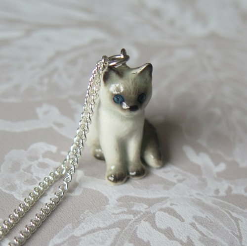 Ragdoll cat kitten porcelain - ragdoll,