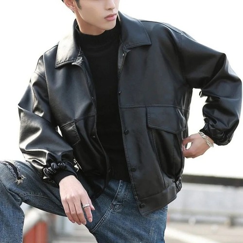 Black genuine leather - black, cafe