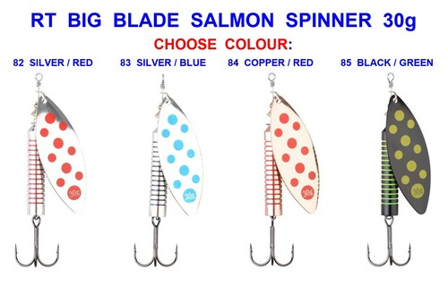 Big blade salmon spinner - rt,