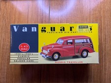 Vanguards Corgi 1:43 Morris Minor Traveller Red VA10006