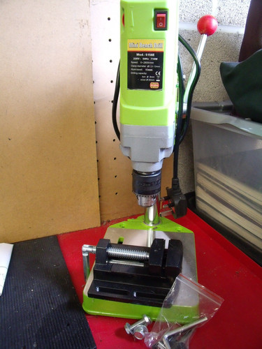Mini bench drill - drill, vice