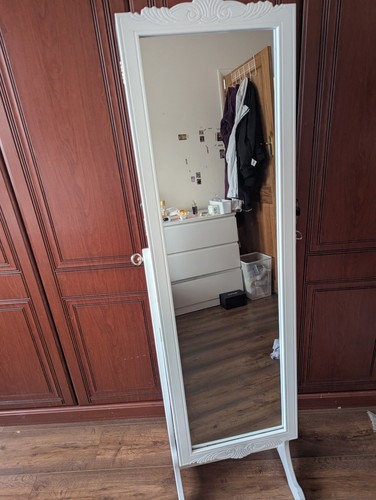 White jewelry cabinet - white,