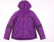 Quechua Women's Purple Ski Jacket, L, Winter Outdoor Wear