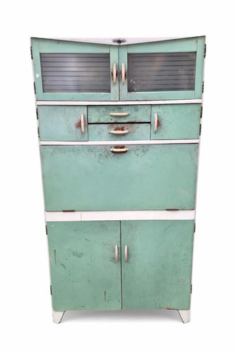 Retro antique kitchen larder - kitchen,
