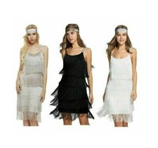 1920s Ladies Peaky Blinder Charleston Great Gatsby Flapper Dress Party Dress